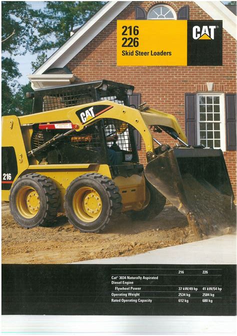 cat 229d skid steer specs|cat 226 brochure.